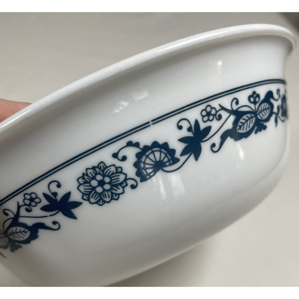 Corelle Corning 2 Vtg Old Town Blue Onion Soup Cereal Bowls + Campbell MmMm Good - Picture 5 of 13